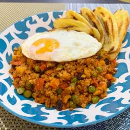 Arroz a la Cubana